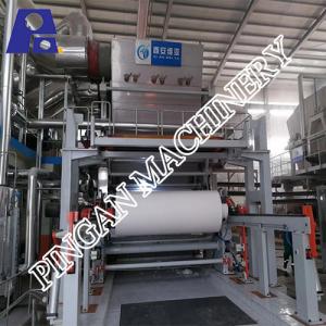 China 40gsm 3400mm Gauge 780m/Min Tissue Paper Machine supplier