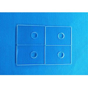 Igh Transmittance Fused Silica Substrates Custom Thickness 1750-1850℃ Melt Point Quartz Glass Plate