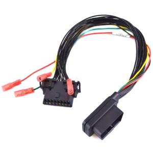 Copper OBD2 Diagnostic Cable  Wire Harness With 16 Pin Male To Female Universal Connector Cable