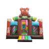 Lovely bear inflatable standard slide for kids inflatable bear slide house on