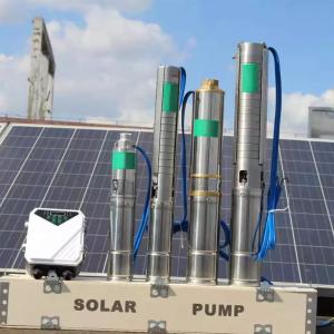 China Solar Kit Well Irrigation Water Pump Dc 0.5hp Borehole Water Pumps supplier