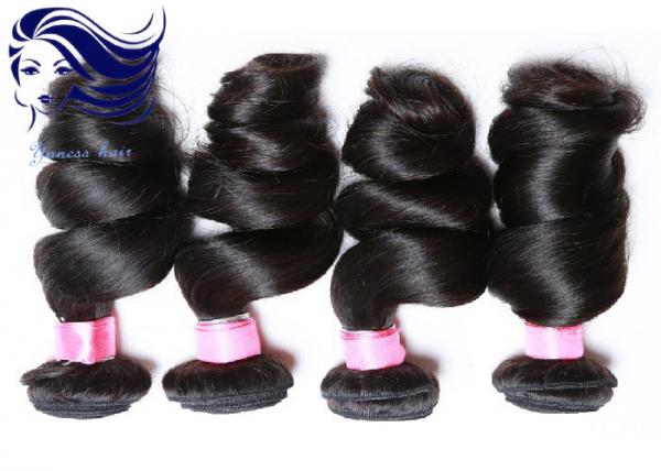 Virgin Curly Human Hair Extensions For Black Women Loose Wave