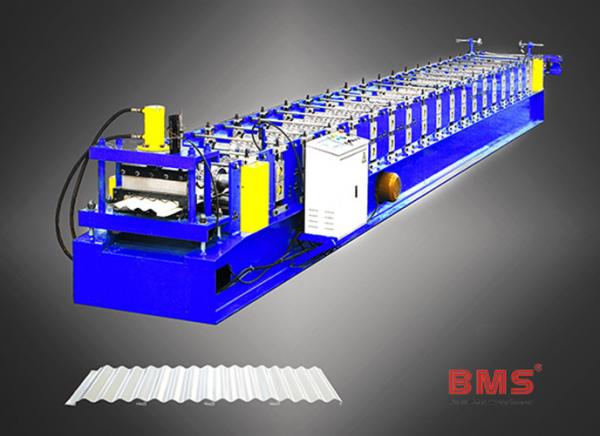 YX18-340 Corrugated Roll Forming Machine For Transverse Plank Forming