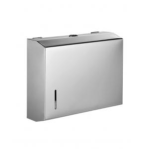 China Wall Mounted Stainless Steel Multifold Paper Towel Dispenser For Home Office School supplier