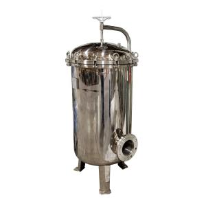 Stainless Steel Sanitary SS Bag Filter Housing for Water Purification in Food Beverage