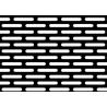 304 Stainless Steel Slotted Hole Perforated Metal Plain Weave Style 1.22x2.44m