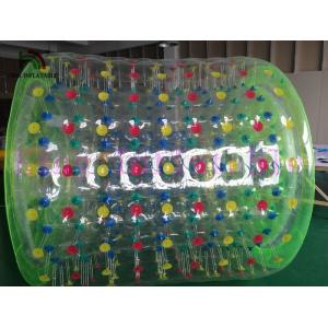 China Le double fou d'amusement jouet gonflable a posé de PVC/TPU eau, rouleaux gonflables intéressants supplier