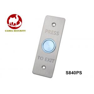 Piezoelectric Normally Open Push Button Door Release With Scratchproof Laser Printing