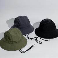 China Women Men Sunproof Sun Fishing Hat With Protection Wide Brim Bucket Hat 58cm on sale