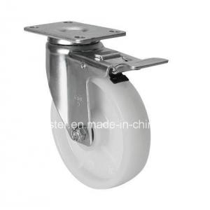China Edl Medium 5 Plate Brake PA Caster 5025-26 with 150kg Weight Capacity and 5 Wheel Size supplier