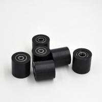 China Black Urethane Coated Bearings Single Row Deep Groove Shore 85A on sale