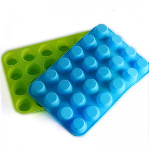 Oven Safe 24 Cavity Mini Donut Silicone Mould For Baking