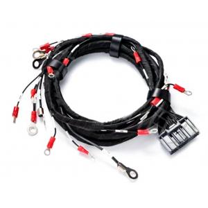 China ODM OEM black battery wire harness with good temperature acquisition supplier