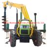 China Electrical Installing Trenching Screw Piles Piling Machine Pole Erection Machine wholesale
