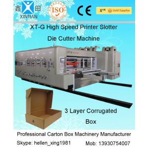 China High Speed Automatic Carton Machine Of Printing , Dynamic Balance Machine supplier