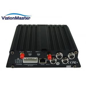 4 Channel Video Player Vehicle Mobile DVR Two SD Card Storage CE Certificate