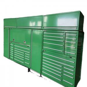 Customized Support Heavy Duty Double Door Metal Storage Cabinet with Drawers and Hutch