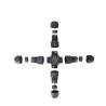 Waterproof M20 Screw-Locking Connector 1-3 Port IP67 for Power and Signal Distribution with PA66 Material and 0.5mm²-2.5mm² Wire Gauge
