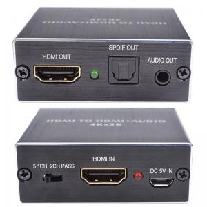 TOSLINK SPDIF 3.5mm Audio Splitter Adapter HDMI Audio Extractor 4k Stereo Converter
