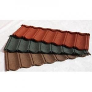 0.4mm Corrugated Steel Sheets Zinc Steel Galvalume Stone Coated Roofing Tile