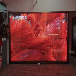 China High Transparency Rate P6 Transparent Film Screen for Business 50000hrs Lifespan wholesale