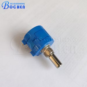 China 10-Turn 3590s Bobinada Variable Resistance Potentiometer With Panel Mounting wholesale