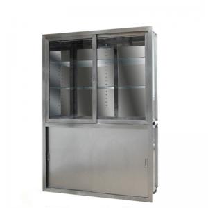 201 Wall Mounted Stainless Steel Medical Cabinet 500mm Height 0.5mm Thick