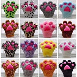 China Plush Paw Gloves Hand Puppet stuffed Animal  Plush Toys For Promotion Gifts supplier