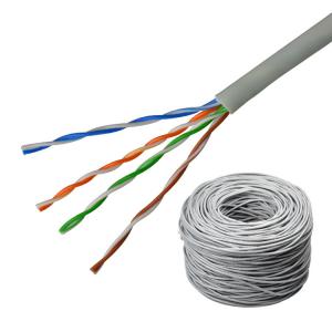 China Unshielded Twisted Pair CAT5 Lan Cable  305m Bulk Utp Cat 5e Cable supplier