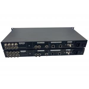 broadcast quality 12G-SDI Converter over optical fiber with Genlock SYNC function