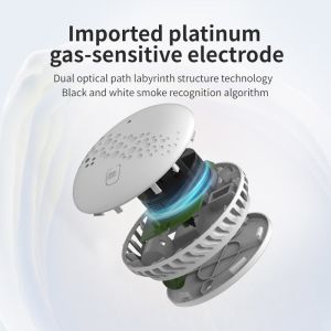 China UL Smoke Detector Fire Smoke Tuya Detector Alarm Wifi Smoke Alarm with Factory Price wholesale