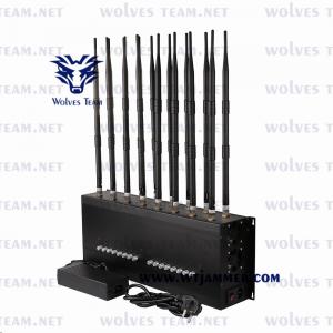 GPS Lojack 160w 100m GSM Phone Jammer 16 Bands 3G 4G 5G For Meeting Room