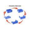 China Industrial Packaging Stackable Collapsible Crates for Recyclable Storage Solution wholesale
