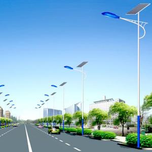 12000lm 6m To 12m Galvanised Steel Street Light Pole With Base Plate 3 Years Warranty