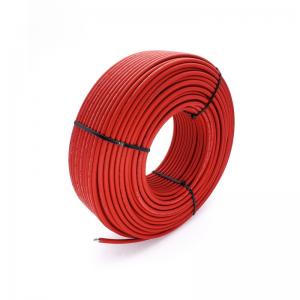 Black / Red Copper Conductor DC Solar Cable Roll / Drum Packaging