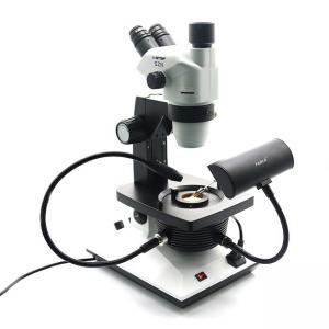 China Trinocular Gemology Microscope With CCD  latest Lighting System Zoom ratio 6.7:1 supplier