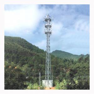 8 Grade Bolt Connection Lattice Steel Tower For Earthquake Resistance