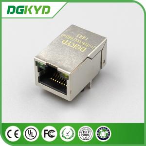 China 25.4Mm 100M 1x1 Tap Up RJ45 Ethernet connector with POE for network cable plug supplier