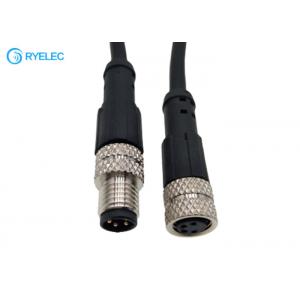 M8 4P Waterproof Aviation Molded Male To Female Plug To Socket Antenna Extension Cable