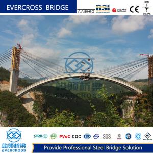 High Strength Steel Arch Bridge Large Span Capacity Steel Truss Arch Bridge OEM