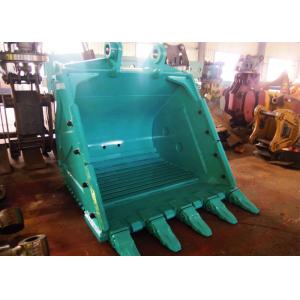 1800kg Excavator Rock Bucket Reinforced Structure With Bucket Tooth Ears