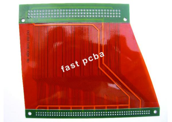Red PI, 0.15MM 1 Layer FPC Flexible PCB Assembly With UL Certification