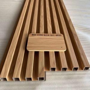 China Customized Wood Grain Pvc Wpc Wall Panels Designs For Decoration 170*20mm supplier