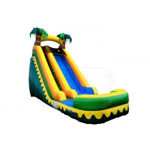 Commercial Inflatable Swimming Pool With Slide / Inflatable Water Slide Big Kids