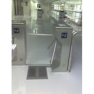 China Stainless Steel Speed Gate Turnstile ESD Protect Area Gate With DC Electric Motor supplier