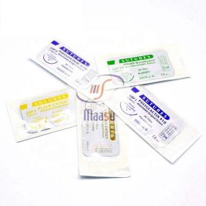 Nylon PGA Silk Disposable Surgical Suture With Needle