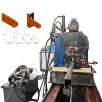 China 1.0mm-2.0mm Laser Welding Step Beam Roll Forming Machine For Storgae Racking System on sale