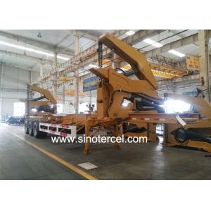 China Telescopic Boom 40t Sidelifter Trailer Lifting Mechanism With Air Suspension supplier