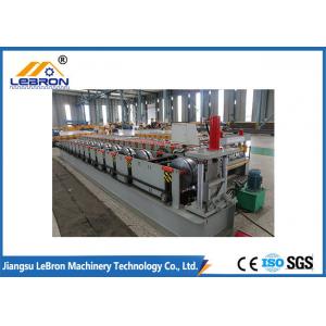 China New White And Blue Semi Circle Metal Gutter Roll Forming Machine / Steel Rain Gutter supplier