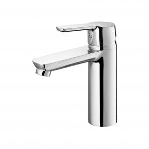 Single Hole Basin Mixer Bathroom Sink Tap Chrome Plated Good Craftsmanship